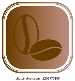 vector image. coffee elements icon with dark background.