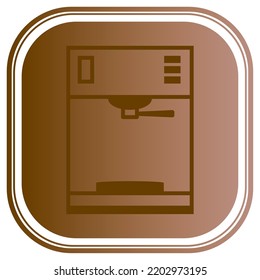 vector image. coffee elements icon with dark background.