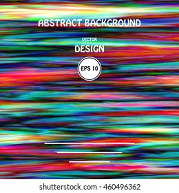 Vector image color glitch abstract background. Chaos aesthetics of signal error. Digital decay.