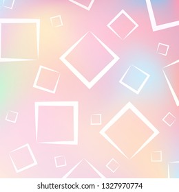 Vector image of a colorful abstract background with geometric shapes. Multicolored squares on a colorful background. New design for your ad, poster, banner.