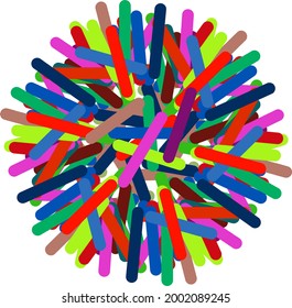 Vector image of colorful abstract for your business.