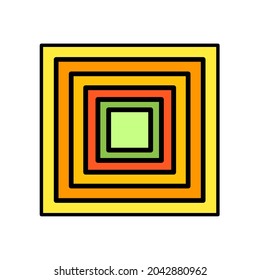 Vector image of colorful squares.