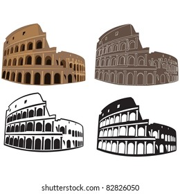 Vector image of Colosseum, Rome