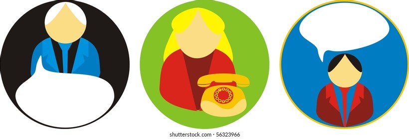 Vector Image communicate