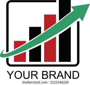 imagen vectorial del logotipo de la empresa o del logotipo de la empresa en el sector financiero