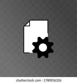 Vector image. Computer folder icon.