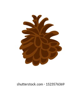 
Vector image of cones. Bump on a white background.