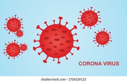 Vector Image of Corona Virus COVID19