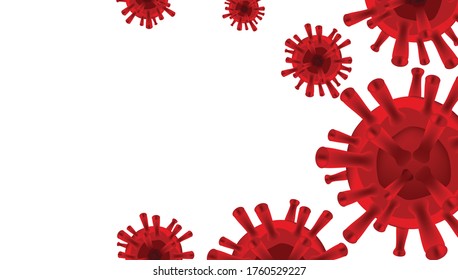 Vektorbild eines Coronavirus. COVID-19. Infektionskrankheiten.
Coronavirus COVID-19 Infektion medizinische Illustration. 