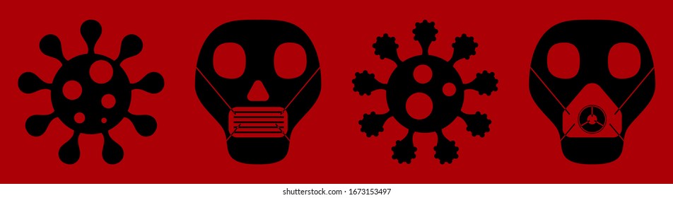 Vector image coronavirus.contagious virus outbreaks.