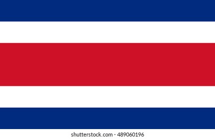 vector image of Costa Rica flag