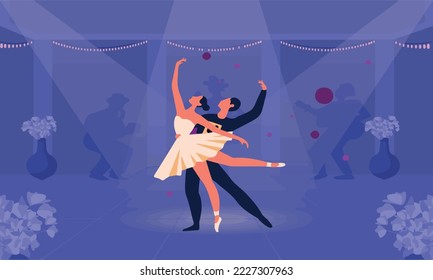 ballroom dance couple in a dance pose isolated... - Stock Photo [75842802]  - PIXTA