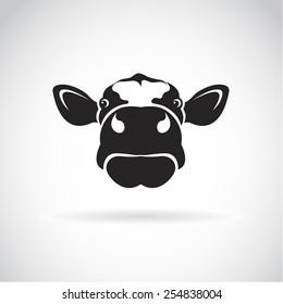 Vector Image Of An Cow Head On White Background