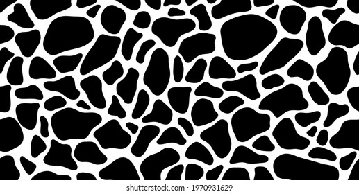 vector image of a cow pattern	