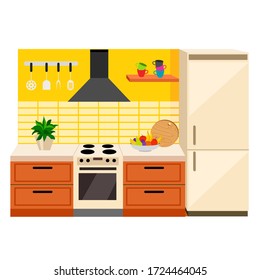 20,406 Cartoon Kitchen Interior Images, Stock Photos & Vectors ...