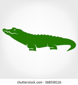 Vector image of an crocodile