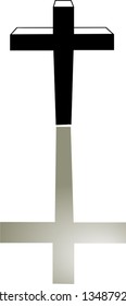 vector image of cross