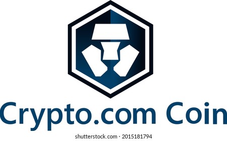 Vector Image Of Crypto.com Coin. Cryptocurrency, Infographics