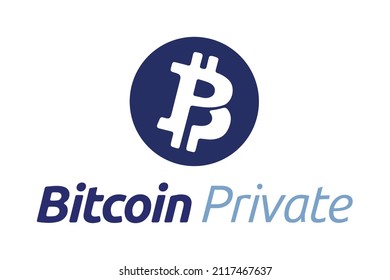 Vector image of the crypto currency logo with text, based on the original. White background. Mining