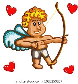 vector image of the cupid