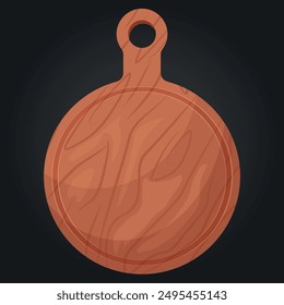 Vector image of a cutting board. Element for your website design, banners and advertising