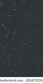 Vector image of a dark marble texture with white veins. The abstract pattern creates a sophisticated and elegant background design. Mobile wallpaper background.