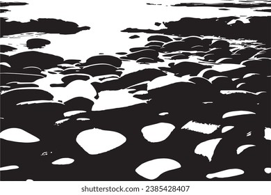 vector image of dark texture