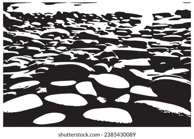 vector image of dark texture