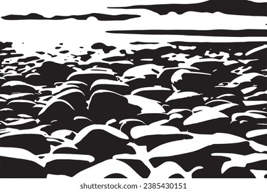 vector image of dark texture