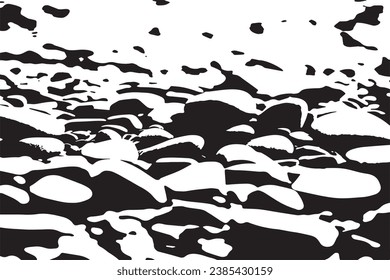 vector image of dark texture