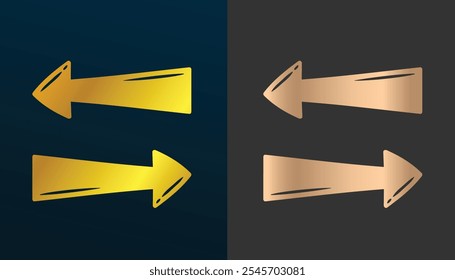 Vector Imagen del destino con una hermosa y fresca textura dorada