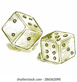 Vector image of dice