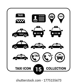 Vector image. Different transport icons. Basic solid icons.