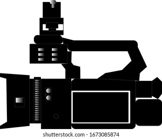 Vector image of digital video camera
