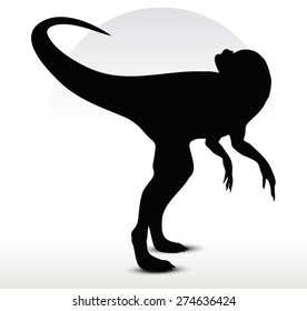 Vector Image - dinosaurs dilophosaurus isolated on white background