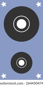 imagem vetorial ícone do disco ilustração eps 10