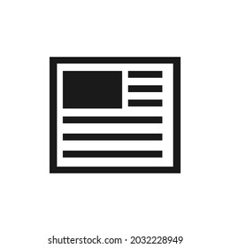 vector image of a document icon