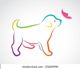 labrador retriever outline