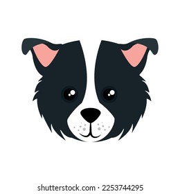 vector image. dog icon on white background
