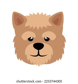 vector image. dog icon on white background