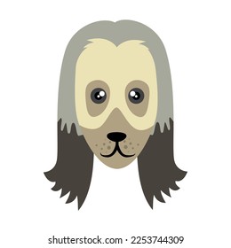 vector image. dog icon on white background