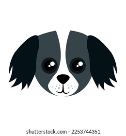 vector image. dog icon on white background