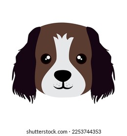 vector image. dog icon on white background