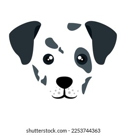 vector image. dog icon on white background