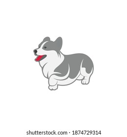 Vector image of dog, logo design template
