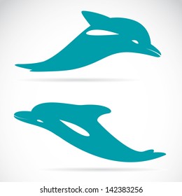 Vector image of an dolphin