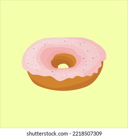 Vektorbild von Donut für Drucke, Druck, Café-Menü und andere