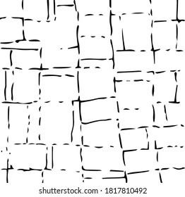 vector image of doodling pattern hand drawn transparent mesh on transparent background