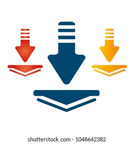 vector image download button