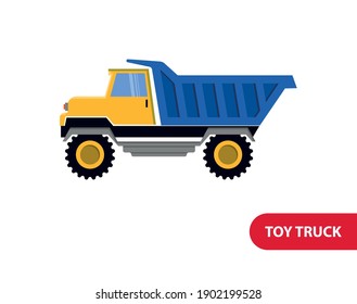 Vector image. Drawing of a truck.